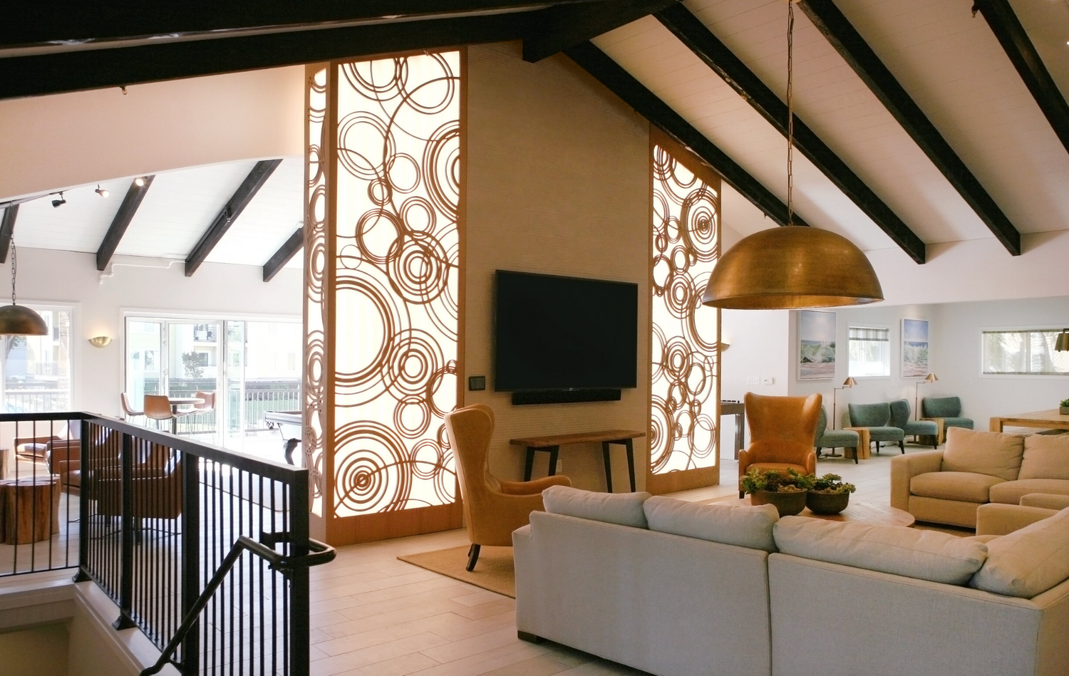 pioggia pannello legno traforato non verniciati interni esterni taglio laser decorazione casa, quadro, fai da te, separè Dim Gray Pannelli traforati