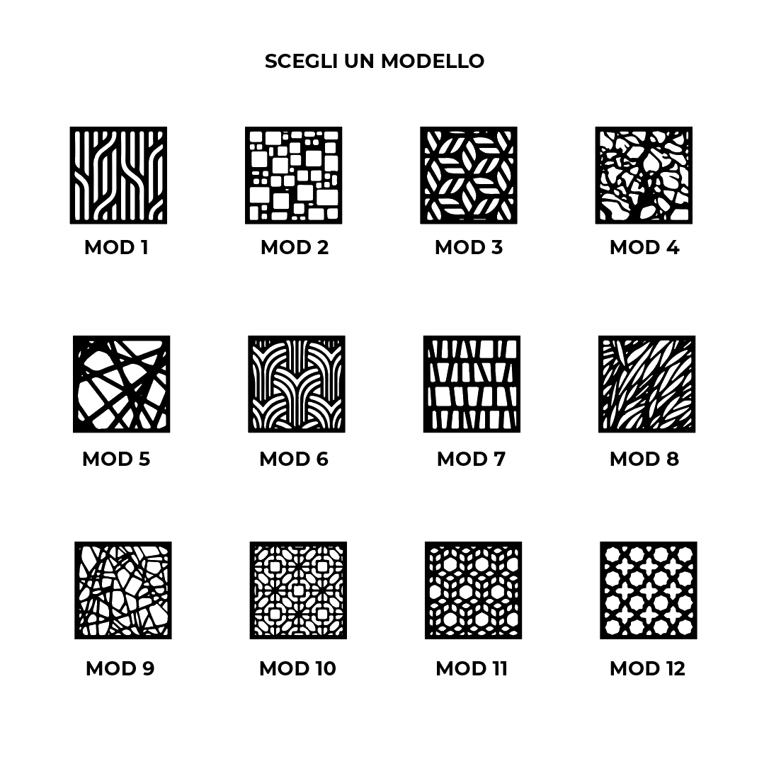 divisorio per stanza set da 12 pezzi Divisori sospesi in legno, Pannelli divisori traforati, Parete divisoria sospesa in legno, Paravento moderno, Divisorio decorativo per ristorante e casa Black Pannelli traforati