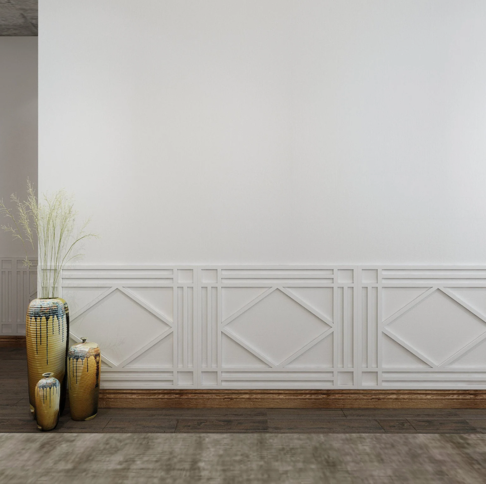 boiserie Pannelli murali in legno 3D, facili da installare, pannelli tridimensionali, pannelli murali, Panelli 3D, pannelli murali decorativi Gray Pannelli traforati