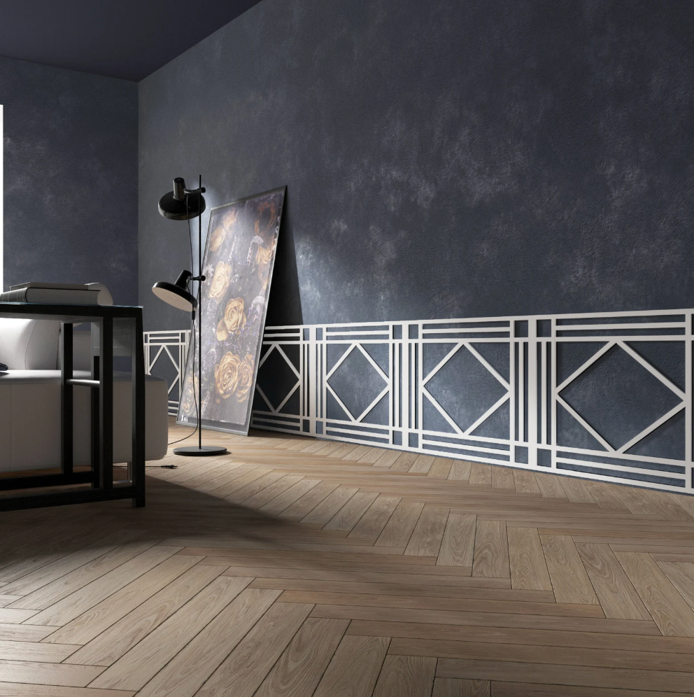 boiserie Pannelli murali in legno 3D, facili da installare, pannelli tridimensionali, pannelli murali, Panelli 3D, pannelli murali decorativi Dark Slate Gray Pannelli traforati