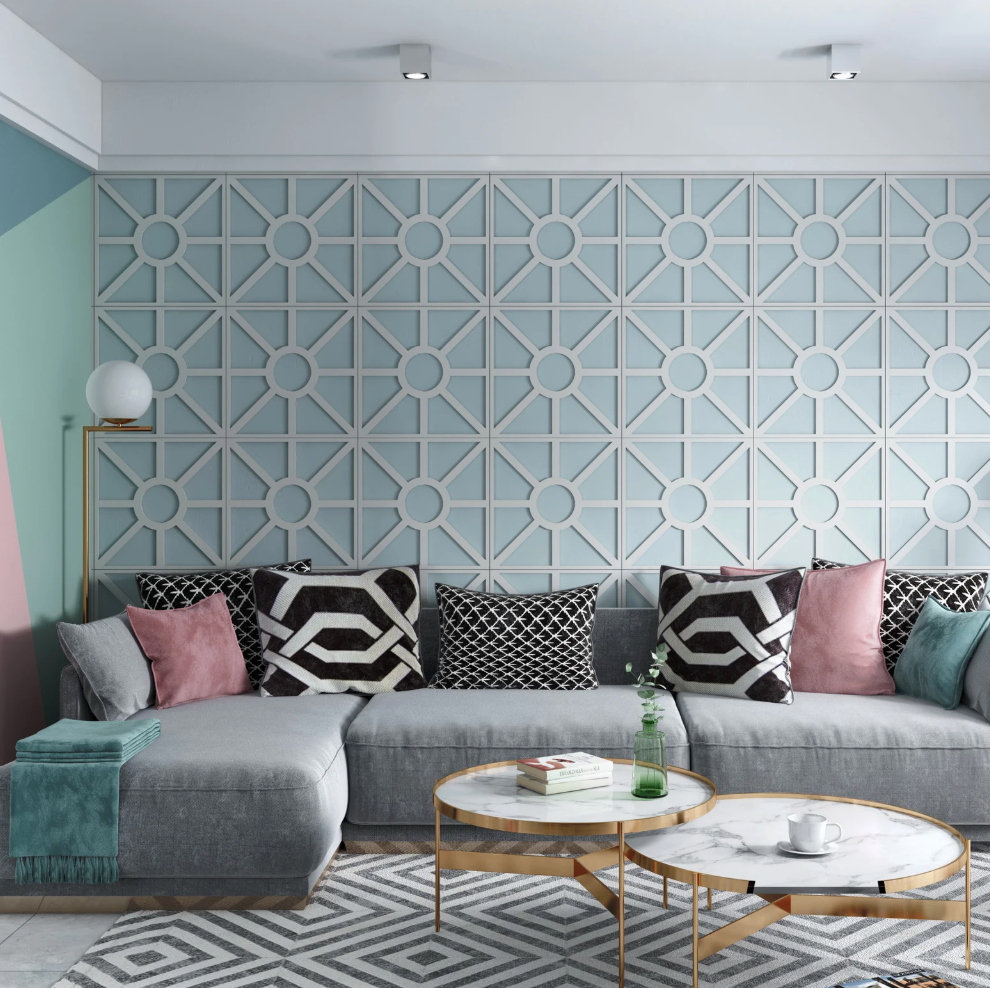 deco boiserie murale boiserie Pannelli murali in legno 3D, facili da installare, pannelli tridimensionali, pannelli murali, Panelli 3D, pannelli murali decorativi Dark Gray Pannelli traforati