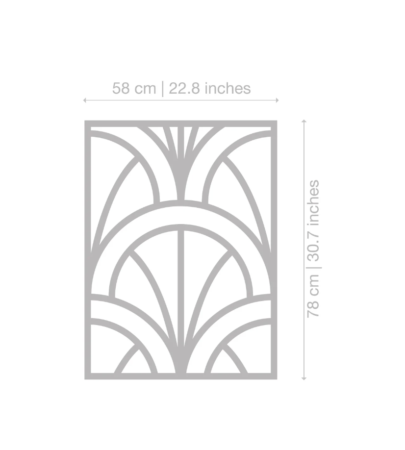 gatsby boiserie murale boiserie Pannelli murali in legno 3D, facili da installare, pannelli tridimensionali, pannelli murali, Panelli 3D, pannelli murali decorativi Gray Pannelli traforati