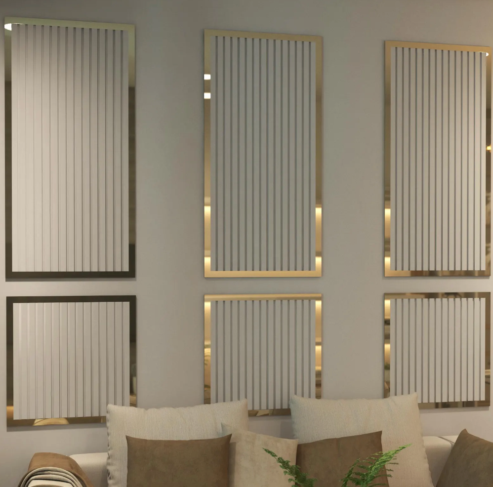 modanatura decorazione murale , bordi in legno, pannelli murali decorativi 3D, pannelli murali decorativi Rosy Brown Pannelli traforati