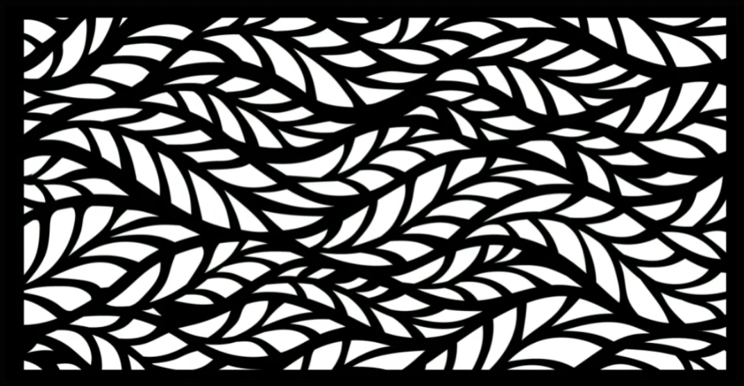Pannello Copritermosifone Traforato foglie– MDF o Pioppo 4 mm modello foglie (Copia) Light Gray Pannelli traforati