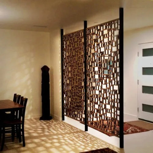 barcellona pannello moderno o legno traforato non verniciati interni esterni taglio laser decorazione casa, quadro, fai da te, separè (Copia) Rosy Brown Pannelli traforati