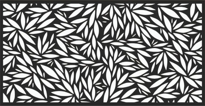 Top-Panel moderne Blätter oder perforiertes Holz unbemalt innen außen lasergeschnitten Wohndekoration, Bild, DIY, Trennwand