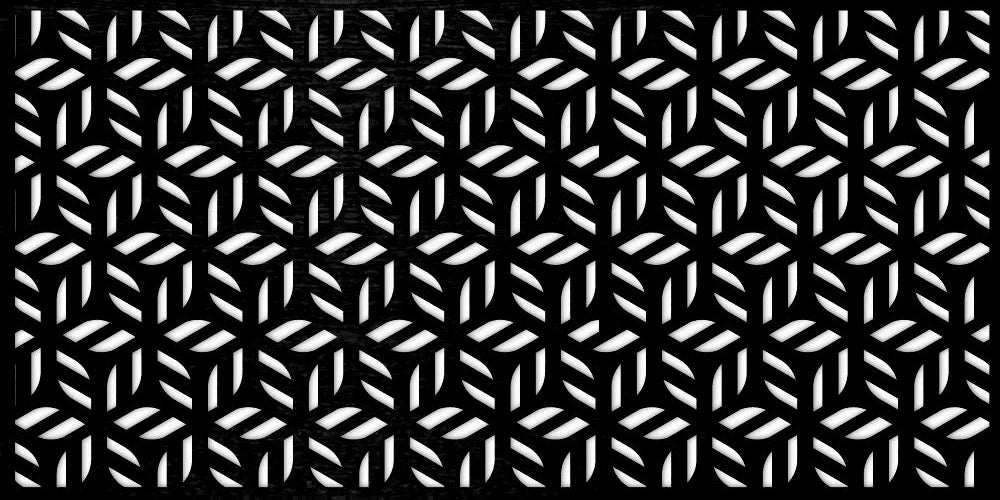 Pannello Copritermosifone ginza stile giapponese Traforato – MDF o Pioppo 4 mm copriradiatore ecologico green Black Pannelli traforati