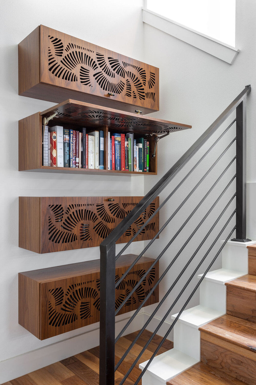 ventaglio giapponese legno traforato non verniciati interni esterni taglio laser decorazione casa, quadro, fai da te, separè Gray Pannelli traforati