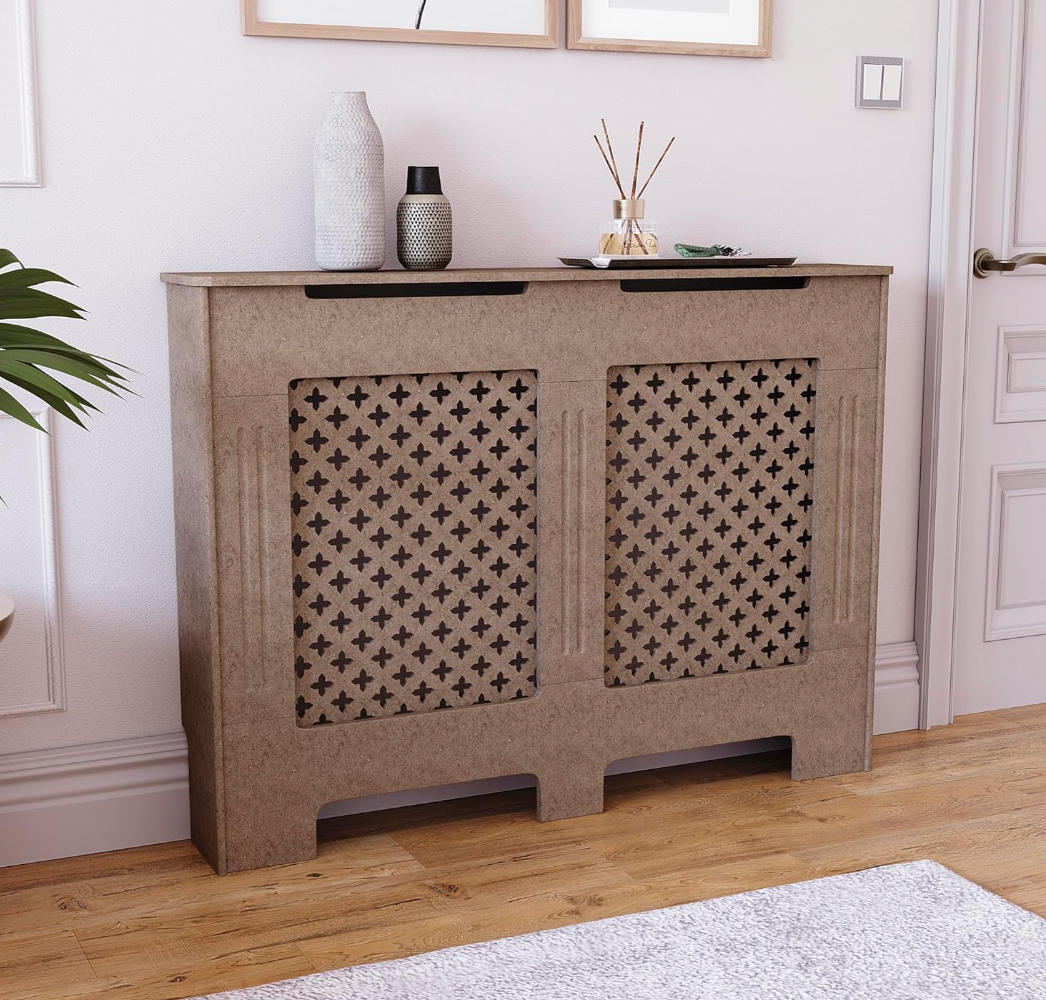 copritermosifone in mdf da verniciare medio Copertura non finita Tradizionale Non Verniciata MDF copriradiatore