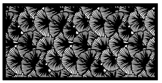 top panel modern leaves or perforated wood unpainted interior exterior laser cut home decoration, picture, DIY, divider